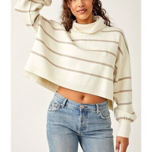 FREE PEOPLE Paulie Sweater / Moonbeam Combo